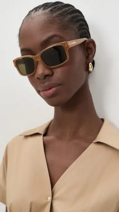 Jacquemus Square Sunglasses Brown One Size | Thumbnail 3 Jacquemus Square Sunglasses Brown One Size | Thumbnail 3