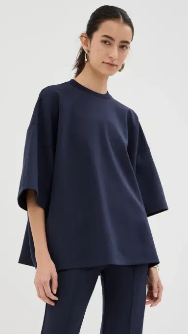 Staud Capsule Top Navy M/L | Thumbnail 2 Staud Capsule Top Navy M/L | Thumbnail 2