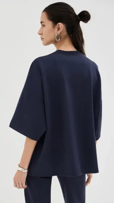 Staud Capsule Top Navy M/L | Thumbnail 3 Staud Capsule Top Navy M/L | Thumbnail 3