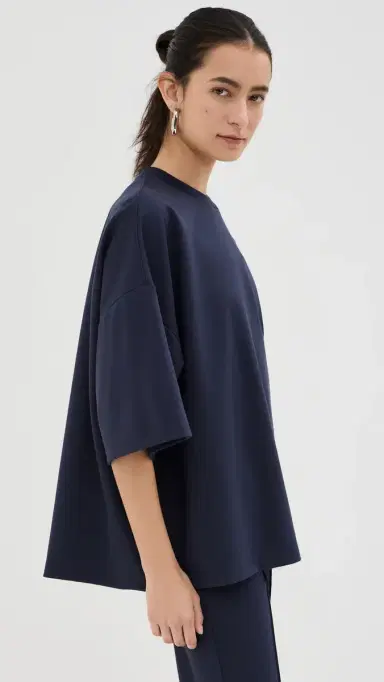 Staud Capsule Top Navy M/L | Thumbnail 4 Staud Capsule Top Navy M/L | Thumbnail 4