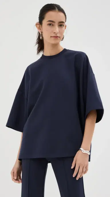 Staud Capsule Top Navy M/L | Thumbnail 6 Staud Capsule Top Navy M/L | Thumbnail 6