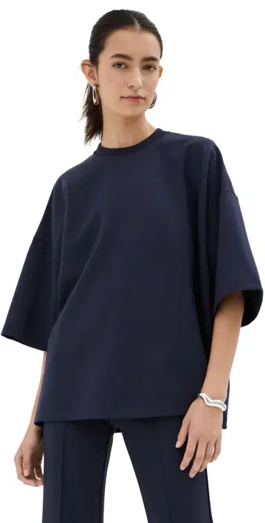 Staud Capsule Top Navy M/L | Thumbnail 1 Staud Capsule Top Navy M/L | Thumbnail 1