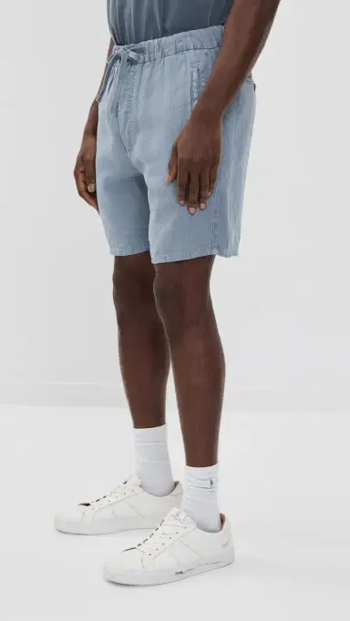 Citizens of Humanity Drawstring Deck Shorts 8 Stone Blue L | Thumbnail 4 Citizens of Humanity Drawstring Deck Shorts 8 Stone Blue L | Thumbnail 4