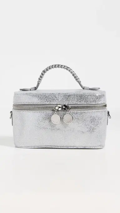 Stella McCartney Falabella Vanity Case Bag Silver One Size | Thumbnail 2 Stella McCartney Falabella Vanity Case Bag Silver One Size | Thumbnail 2