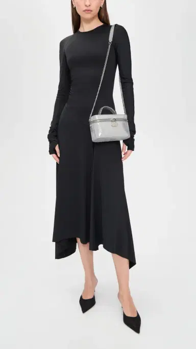 Stella McCartney Falabella Vanity Case Bag Silver One Size | Thumbnail 3 Stella McCartney Falabella Vanity Case Bag Silver One Size | Thumbnail 3