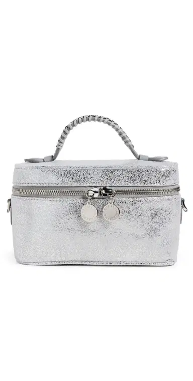 Stella McCartney Falabella Vanity Case Bag Silver One Size | Thumbnail 1 Stella McCartney Falabella Vanity Case Bag Silver One Size | Thumbnail 1