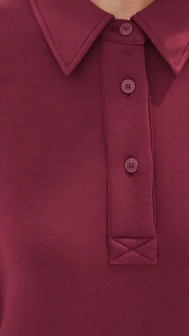 LE BOP olene Polo Mini Dress Merlot | Thumbnail 6 LE BOP olene Polo Mini Dress Merlot | Thumbnail 6