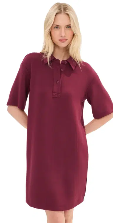 LE BOP olene Polo Mini Dress Merlot | Thumbnail 1 LE BOP olene Polo Mini Dress Merlot | Thumbnail 1