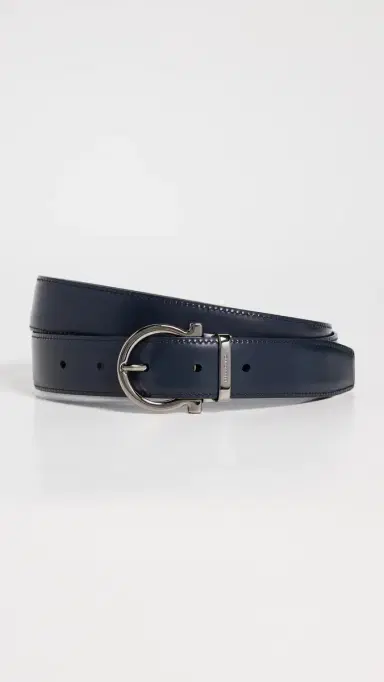 Ferragamo Single Gancio Reversible Paloma Leather Belt | Thumbnail 2 Ferragamo Single Gancio Reversible Paloma Leather Belt | Thumbnail 2
