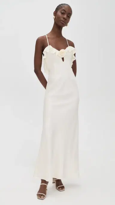 Runaway the Label Avalee Frill Trim Maxi Dress | Thumbnail 2 Runaway the Label Avalee Frill Trim Maxi Dress | Thumbnail 2