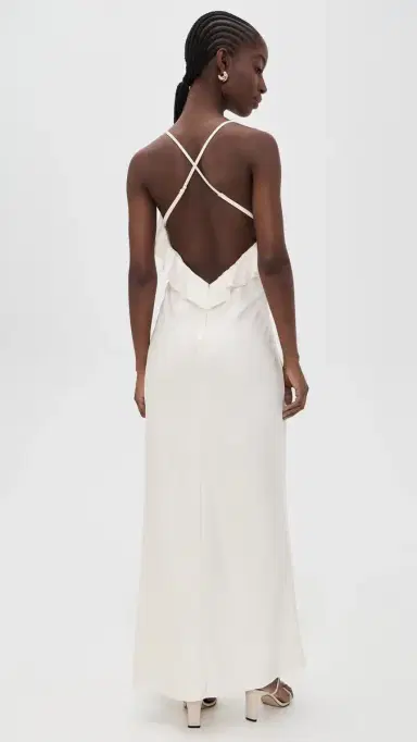 Runaway the Label Avalee Frill Trim Maxi Dress | Thumbnail 3 Runaway the Label Avalee Frill Trim Maxi Dress | Thumbnail 3