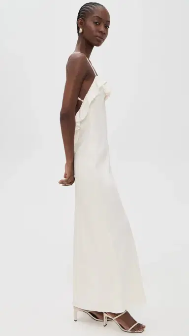 Runaway the Label Avalee Frill Trim Maxi Dress | Thumbnail 4 Runaway the Label Avalee Frill Trim Maxi Dress | Thumbnail 4