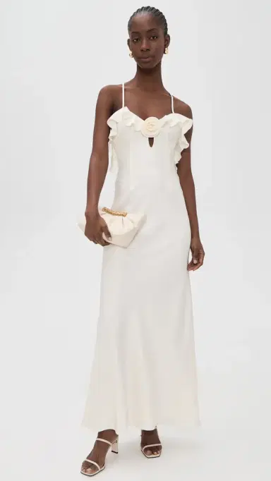 Runaway the Label Avalee Frill Trim Maxi Dress | Thumbnail 5 Runaway the Label Avalee Frill Trim Maxi Dress | Thumbnail 5