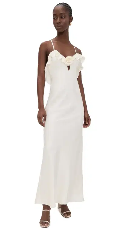 Runaway the Label Avalee Frill Trim Maxi Dress | Thumbnail 1 Runaway the Label Avalee Frill Trim Maxi Dress | Thumbnail 1