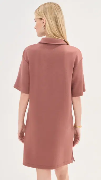 LE BOP Solene Polo Mini Dress Nutmeg | Thumbnail 3 LE BOP Solene Polo Mini Dress Nutmeg | Thumbnail 3