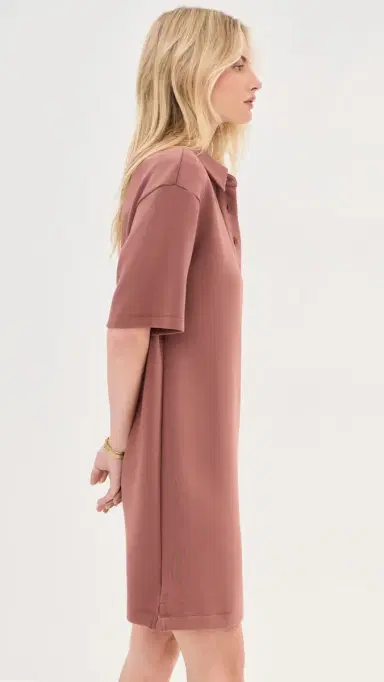 LE BOP Solene Polo Mini Dress Nutmeg | Thumbnail 4 LE BOP Solene Polo Mini Dress Nutmeg | Thumbnail 4