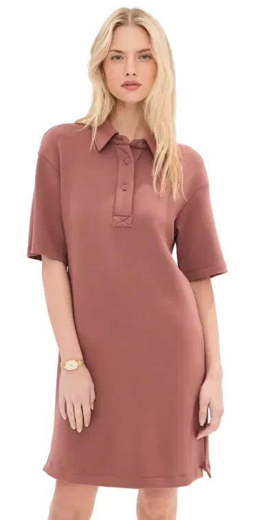 LE BOP Solene Polo Mini Dress Nutmeg | Thumbnail 1 LE BOP Solene Polo Mini Dress Nutmeg | Thumbnail 1