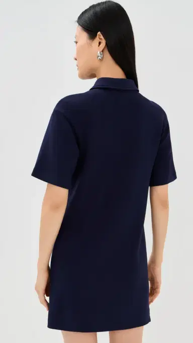 LE BOP Solene Polo Mini Dress Navy | Thumbnail 3 LE BOP Solene Polo Mini Dress Navy | Thumbnail 3