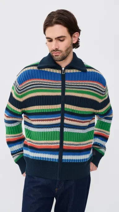 PS Paul Smith Mens Cardigan Zip Thru ulti Coloured | Thumbnail 2 PS Paul Smith Mens Cardigan Zip Thru ulti Coloured | Thumbnail 2