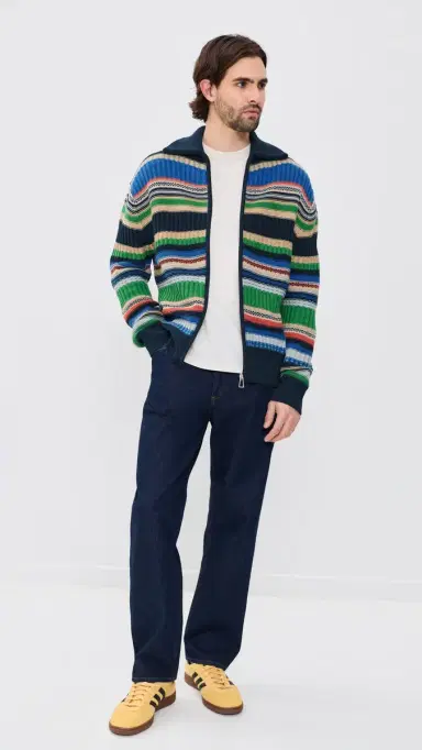 PS Paul Smith Mens Cardigan Zip Thru ulti Coloured | Thumbnail 5 PS Paul Smith Mens Cardigan Zip Thru ulti Coloured | Thumbnail 5