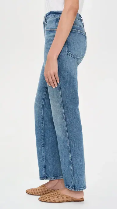 Madewell The Petite Longline Straight Jean in Pickett Pickett Wash | Thumbnail 4 Madewell The Petite Longline Straight Jean in Pickett Pickett Wash | Thumbnail 4