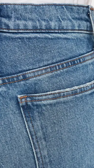 Madewell The Petite Longline Straight Jean in Pickett Pickett Wash | Thumbnail 6 Madewell The Petite Longline Straight Jean in Pickett Pickett Wash | Thumbnail 6