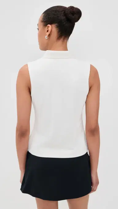 Malbon Claudia Polo Top White/White | Thumbnail 3 Malbon Claudia Polo Top White/White | Thumbnail 3