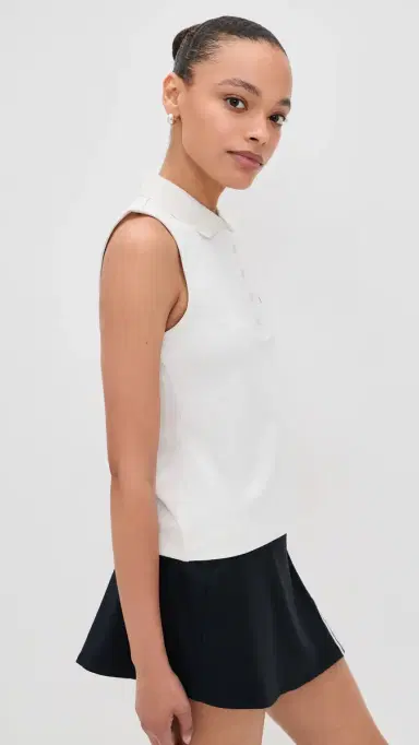 Malbon Claudia Polo Top White/White | Thumbnail 4 Malbon Claudia Polo Top White/White | Thumbnail 4