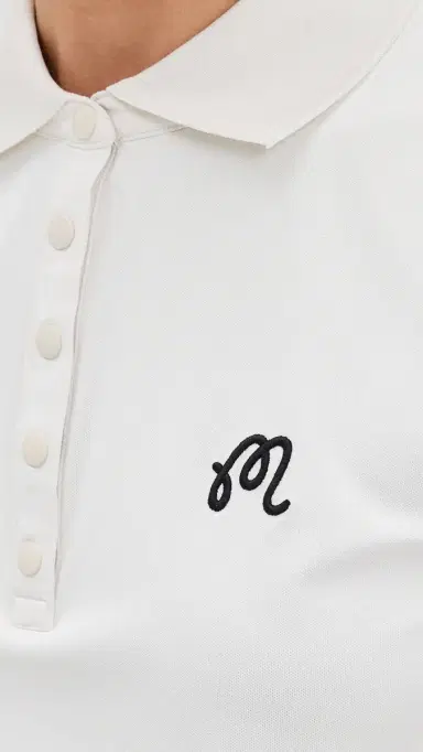 Malbon Claudia Polo Top White/White | Thumbnail 6 Malbon Claudia Polo Top White/White | Thumbnail 6