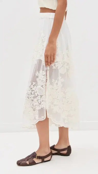Sea Arielle Lace Flared Pants Cream | Thumbnail 5 Sea Arielle Lace Flared Pants Cream | Thumbnail 5