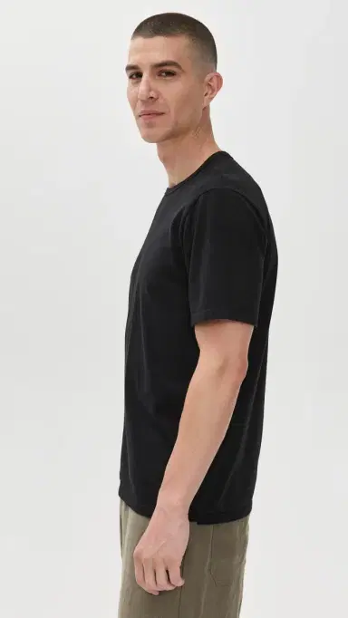 Vince Garment Dye Short Sleeve Crew Tee | Thumbnail 4 Vince Garment Dye Short Sleeve Crew Tee | Thumbnail 4