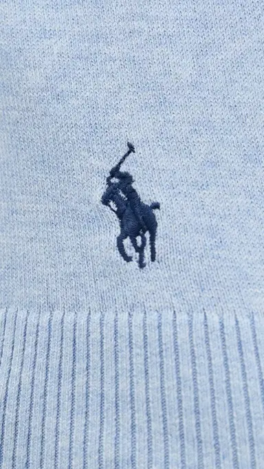 Polo Ralph Lauren Cotton ong Sleeve Boat Neck Pullover Stone Blue Heather | Thumbnail 6 Polo Ralph Lauren Cotton ong Sleeve Boat Neck Pullover Stone Blue Heather | Thumbnail 6