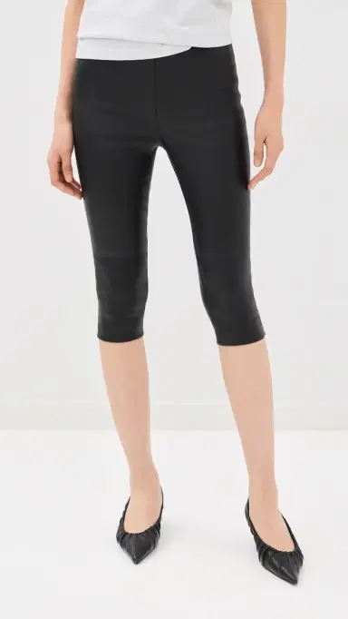 SPRWMN Leather Capris Black | Thumbnail 3 SPRWMN Leather Capris Black | Thumbnail 3
