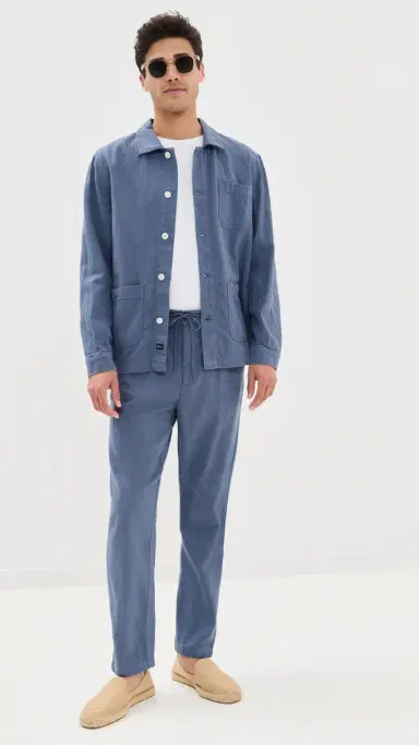 RAILS Callum Drawstring Pants Washed Blue | Thumbnail 5 RAILS Callum Drawstring Pants Washed Blue | Thumbnail 5