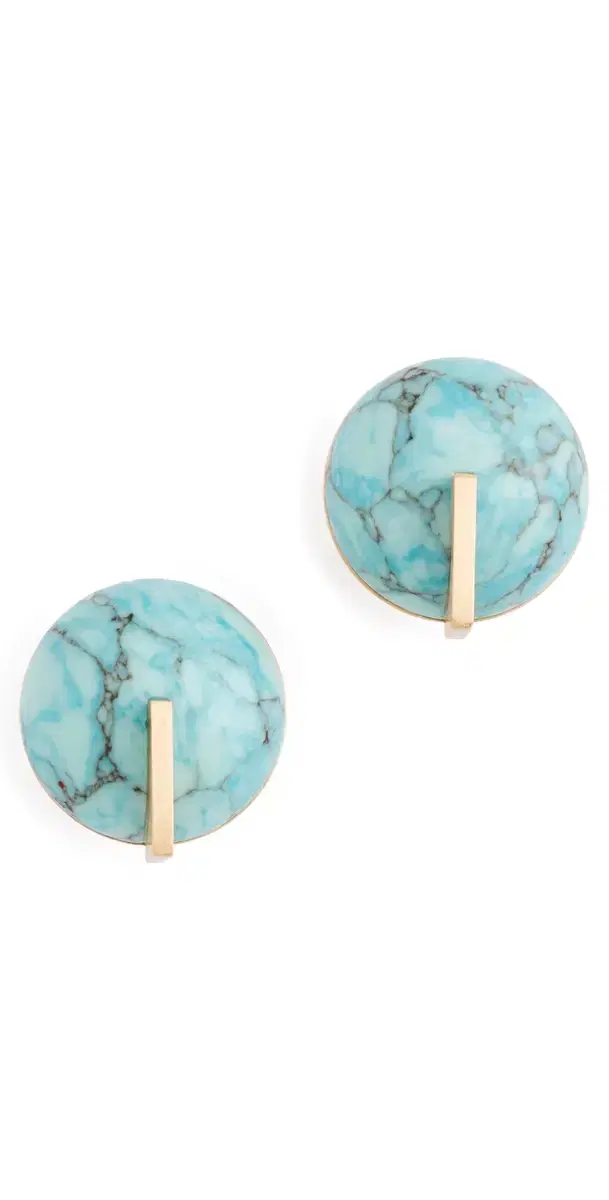 Una Earrings Ibiza Turquoise One Size Una Earrings Ibiza Turquoise One Size