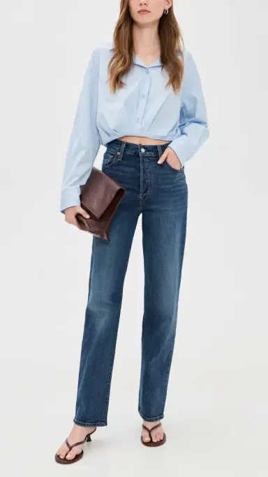 Levi's Ribcage Full Length Jeans | Thumbnail 5 Levi's Ribcage Full Length Jeans | Thumbnail 5