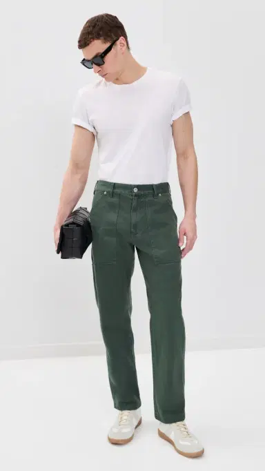 Alex Mill Painter Pants In Denim Faded Cypress | Thumbnail 5 Alex Mill Painter Pants In Denim Faded Cypress | Thumbnail 5
