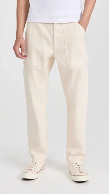 Alex Mill Painter Pants In Recycled Denim Natural 31 | Thumbnail 2 Alex Mill Painter Pants In Recycled Denim Natural 31 | Thumbnail 2