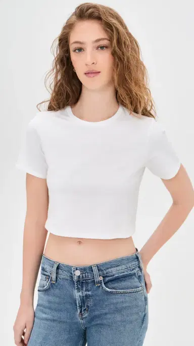 Favorite Daughter The Laura Crop Top White | Thumbnail 2 Favorite Daughter The Laura Crop Top White | Thumbnail 2