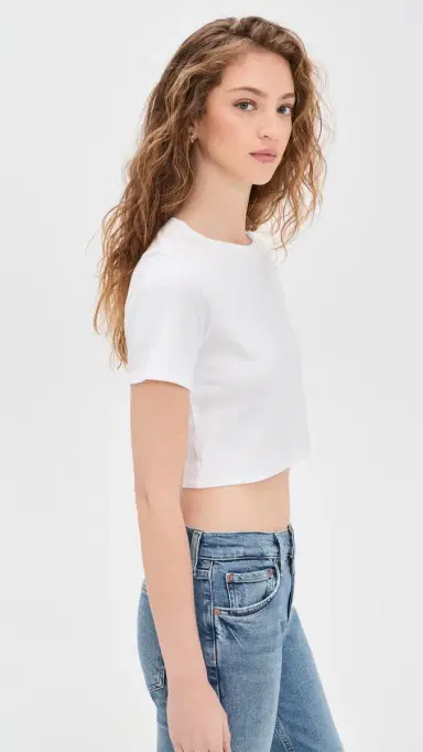 Favorite Daughter The Laura Crop Top White | Thumbnail 4 Favorite Daughter The Laura Crop Top White | Thumbnail 4
