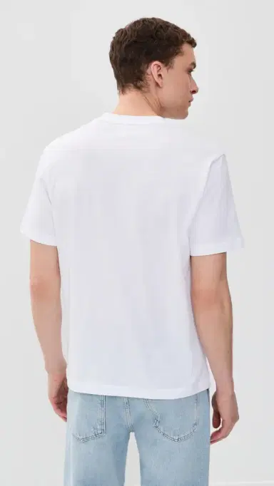 Lacoste Cotton Logo Tee White | Thumbnail 3 Lacoste Cotton Logo Tee White | Thumbnail 3