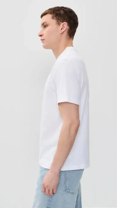 Lacoste Cotton Logo Tee White | Thumbnail 4 Lacoste Cotton Logo Tee White | Thumbnail 4