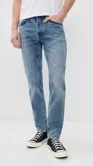 Nudie Jeans Solid Ollie Slim Jeans Worn Vintage | Thumbnail 2 Nudie Jeans Solid Ollie Slim Jeans Worn Vintage | Thumbnail 2