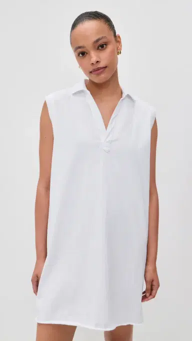 Frank & Eileen Mini Lily Polo Dress White | Thumbnail 2 Frank & Eileen Mini Lily Polo Dress White | Thumbnail 2