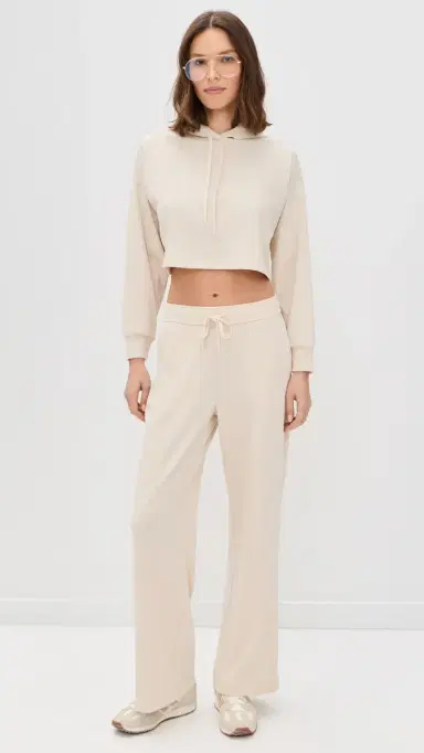 Beyond Yoga Breathe Easy Ribbed Cropped Hoodie | Thumbnail 5 Beyond Yoga Breathe Easy Ribbed Cropped Hoodie | Thumbnail 5