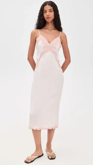 rag & bone Ann Embroidered Slip Dress Blush 4 | Thumbnail 2 rag & bone Ann Embroidered Slip Dress Blush 4 | Thumbnail 2