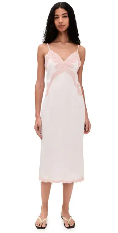 rag & bone Ann Embroidered Slip Dress Blush 4 | Thumbnail 1 rag & bone Ann Embroidered Slip Dress Blush 4 | Thumbnail 1