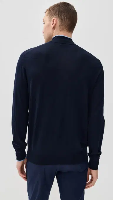 Greyson Saratoga Merino Quarter Zip Sweater altese Blue | Thumbnail 3 Greyson Saratoga Merino Quarter Zip Sweater altese Blue | Thumbnail 3