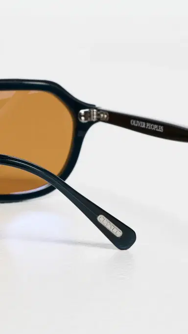 Oliver Peoples Eyewear Estin Sunglasses Midnight Teal/Cognac One Size | Thumbnail 5 Oliver Peoples Eyewear Estin Sunglasses Midnight Teal/Cognac One Size | Thumbnail 5