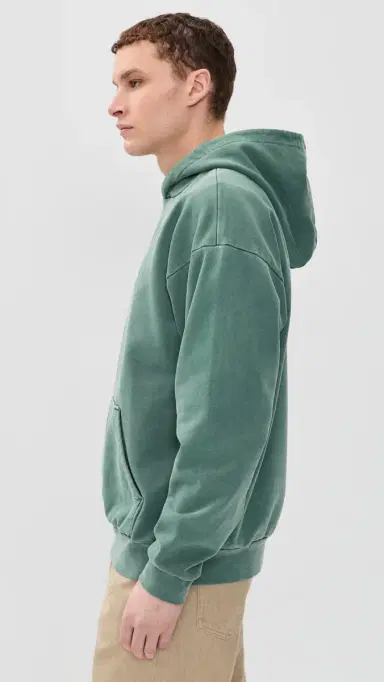 Obey Lowercase Pigment Hoodie Pigment Pine Needle | Thumbnail 4 Obey Lowercase Pigment Hoodie Pigment Pine Needle | Thumbnail 4